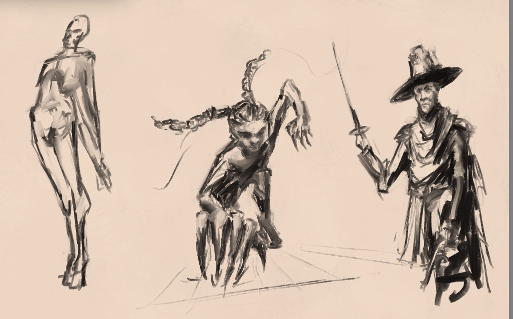 My friend made me draw Saltzpyre from memory lmao 💀

#warhammer #Saltzpyre #sketch