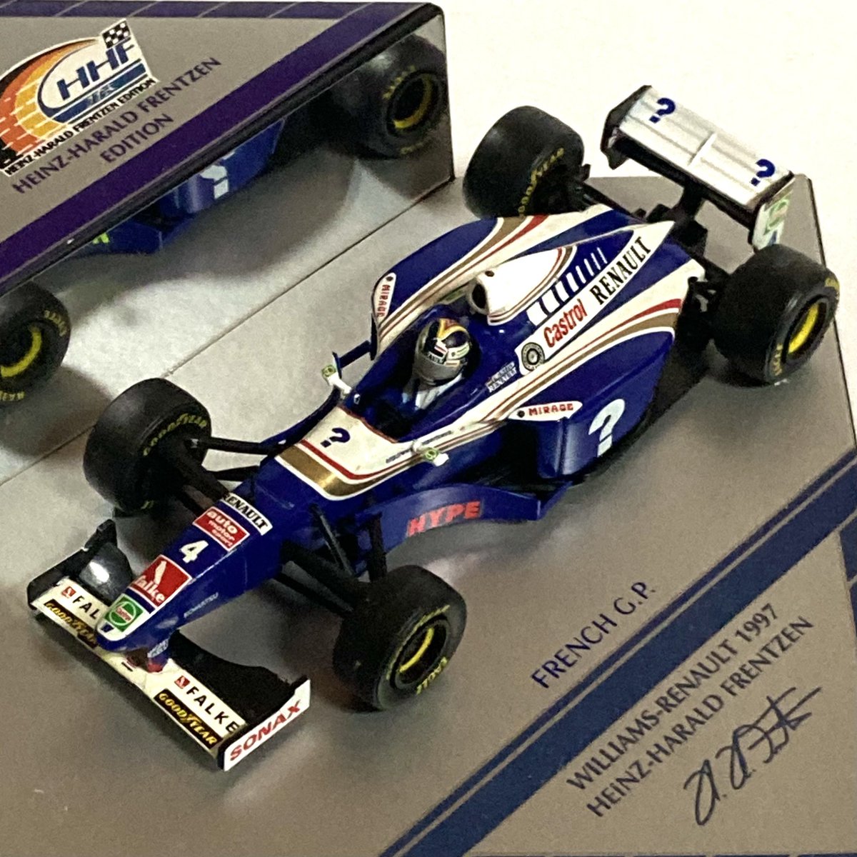 ウィリアムズFW19ルノー '97 H.H.フレンツェン🇩🇪 実力を認められての