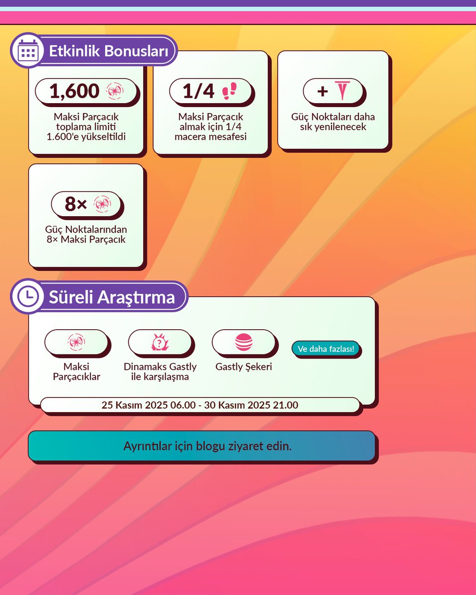 Maceraya hazır olun, Eğitmenler!

Denizlerin koruyucusu Dinamaks Lugia, beş yıldızlı Maksi Maçlarda #PokemonGO'da ilk defa görünüyor!

pokemongo.com/news/lugia-max…