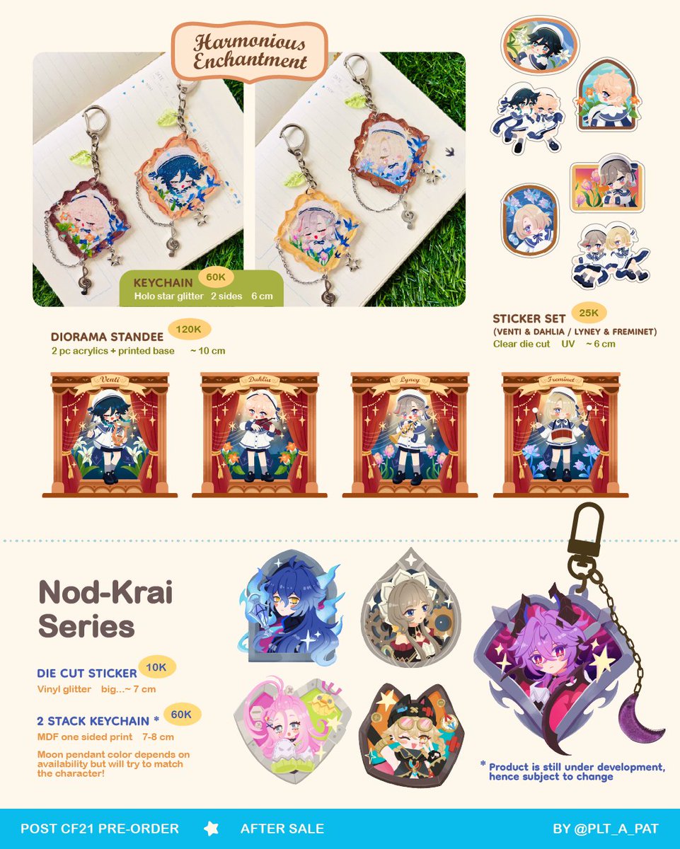 [ RT? tia ❤ ]

✦ PIT A PAT’s POST #CF21 PO + AFTERSALE  ✦

GIVEAWAY (locals only) : RT, like, comment your fave item!
2 winners get 100k worth of merch! 

⋆ 29 Nov - 6 Dec 2025
⋆ Manual mail order

꩜ TSHD, Takopi, Genshin, HSR, ALNST
🔗 Link form below

(1/4)

#comifuro21