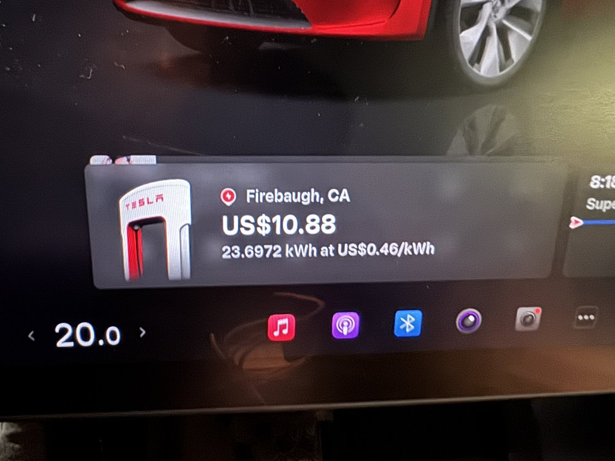 Hey I like this! A quick summary of your charge fee after you unplug at a <a href="/Tesla/">Tesla</a> #Supercharger