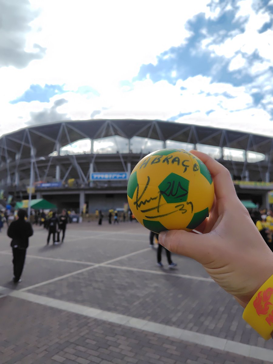 ケンペスと共に😌 ありったけの黄色の情熱をぶつけます！ WIN BY ALL