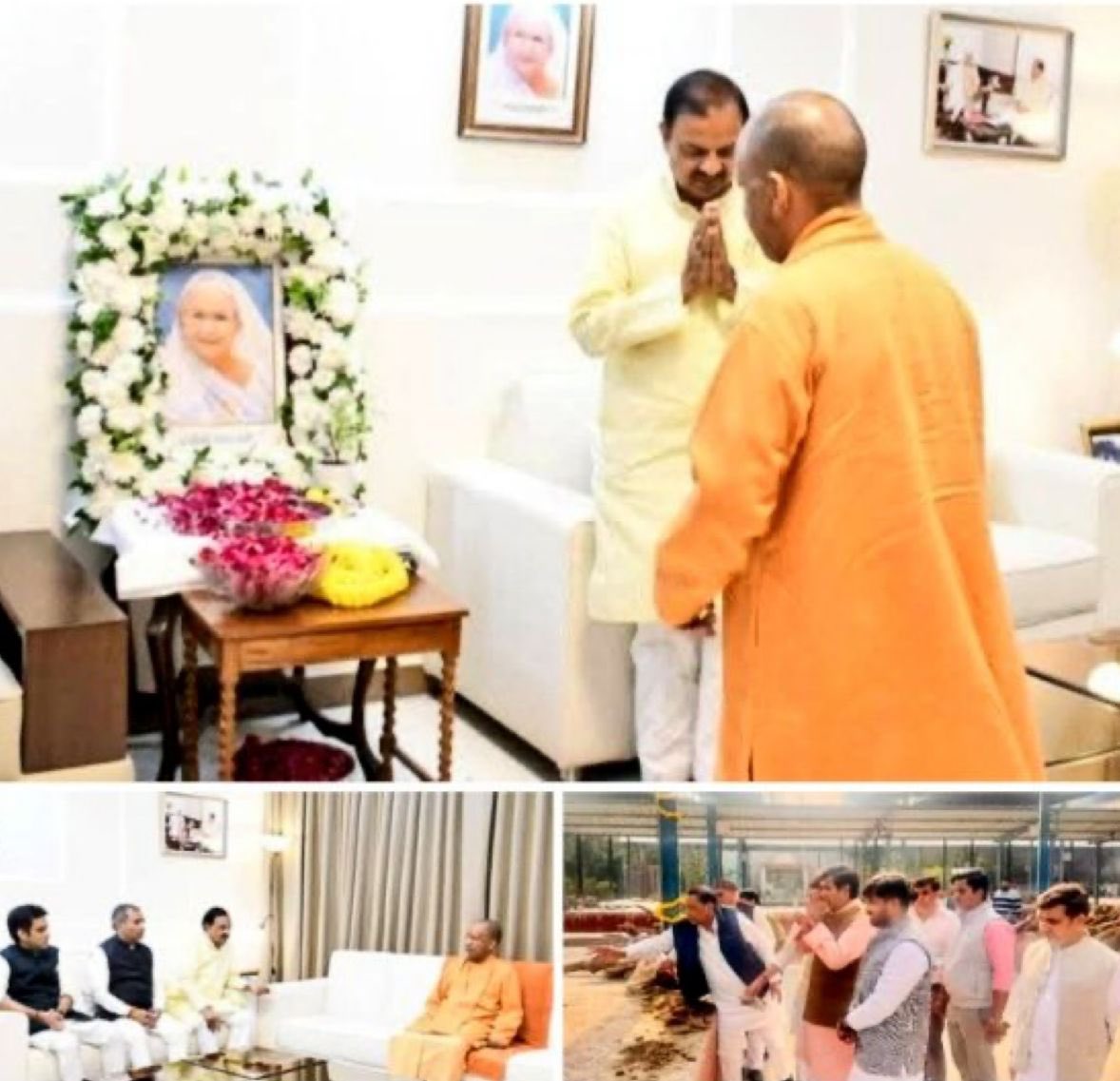 सीएम योगी ने दी श्रद्धांजलि
यूपी के मुख्यमंत्री योगी आदित्यनाथ ने गौतम बुद्ध नगर के सांसद डॉ. महेश शर्मा जी के आवास पहुँचकर उनकी माताजी स्व. ललिता शर्मा जी के निधन पर श्रद्धांजलि अर्पित की।

#UP #YogiAdityanath #MaheshSharma #GautamBuddhNagar #News #Tribute #BJP