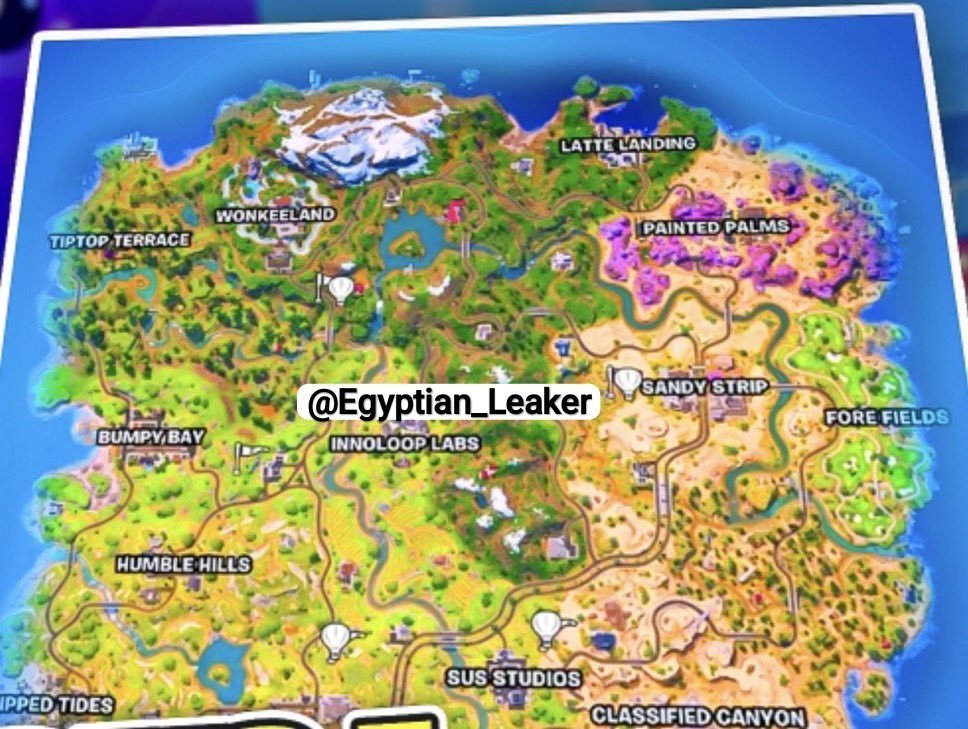 CHAPTER 7 MAP 🔥

Via <a href="/Egyptian_Leaker/">Egyptian Fortnite Leaker</a> 

I'm personally SO glad we're back to smaller maps, what does everyone else think about it?