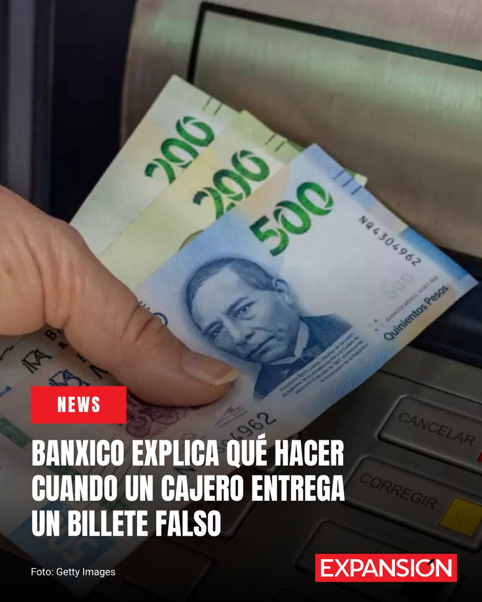 Recibir una pieza dudosa no es raro y Banxico tiene un proceso claro para reclamar. Si el billete provino de un cajero o ventanilla, puedes exigir el reembolso al banco dentro de los cinco días hábiles siguientes. Debes entregar la pieza, presentar identificación y un relato