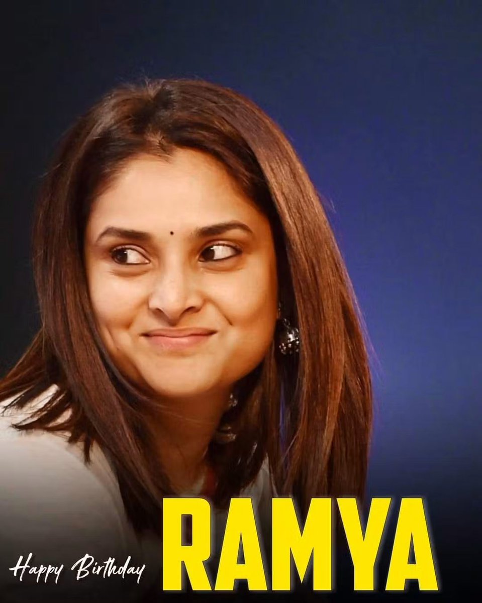 Wish you many more happy returns of the day Ramya Mam. Have a wonderful birthday. I wish your every day to be filled with lots of love, ..❤️💚
<a href="/divyaspandana/">Ramya/Divya Spandana</a>
#HappyBirthdayRamya
