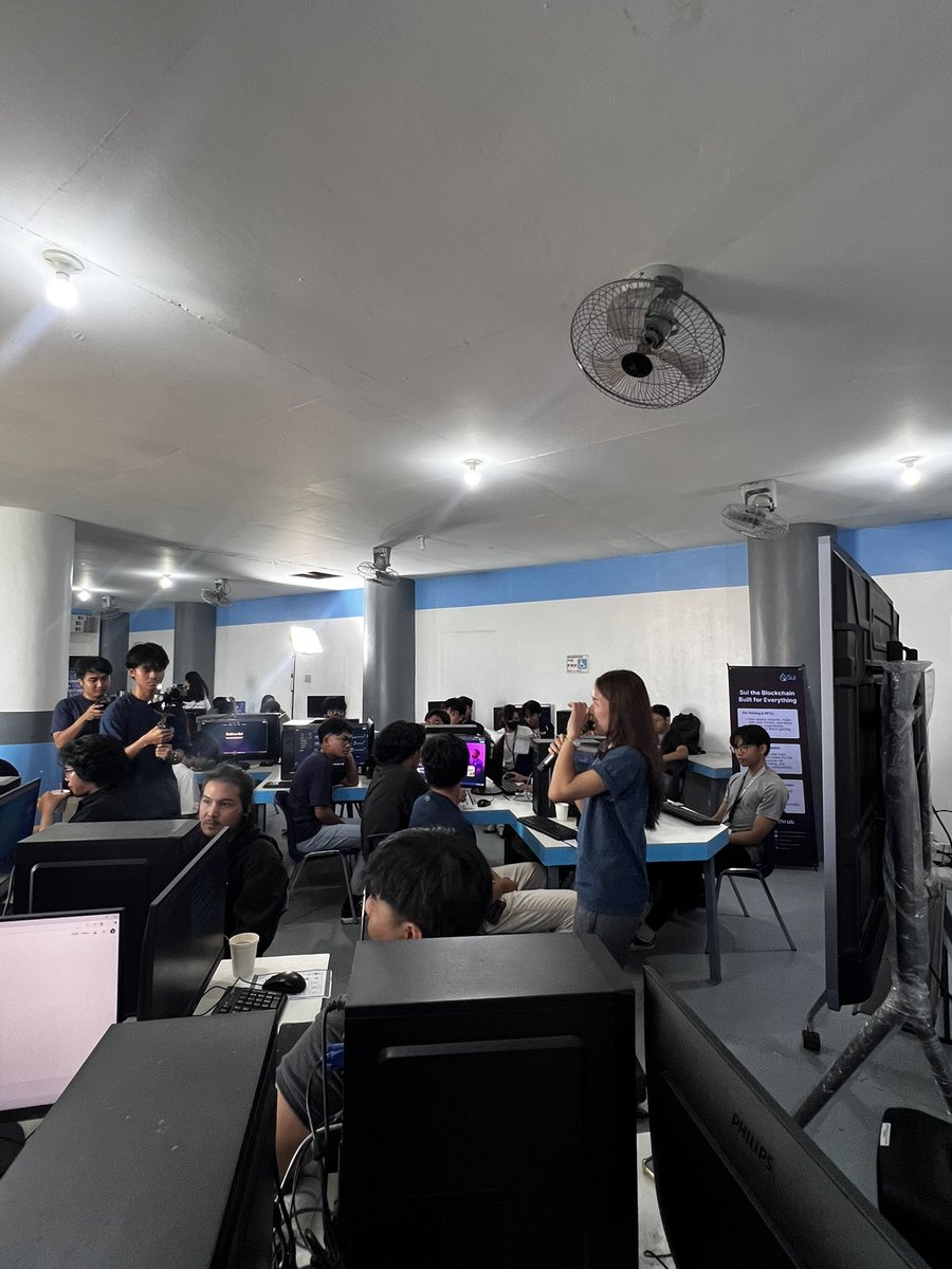 SuiCommunity_PH's tweet photo. DEVSYNC UDD has officially started and we are locked in fr fr 💙
Builders are cooking, ideas are flowing, and laptops are out.
If you’re here today, you’re one step closer to your MVP — keep grinding, keep learning, keep building on Sui.
Let’s make this weekend a W.

Follow us for updates:
X (Twitter): @SuiCommunity_PH
Instagram: @SuiPhilippines
Facebook: Sui Community Philippines
Website: https://t.co/0RmlZKfHQW
Telegram: https://t.co/kZu8KlH6sT

#Suiph #Suidevsync #Suicampusph #Suiroadtrip #SuiNetwork #BuildOnSui #SuiCommunity #SuiEcosystem #SuiBlockchain #Web3 #Crypto #DeFi #NFTs #MoveLanguage #SuiBuilders #SuiDev #SuiEvents #LofiTheYeti

@winddotsui @jjonlydown @AntoineBlanc @SuiNetwork @SuiFoundation @SuiCommunity