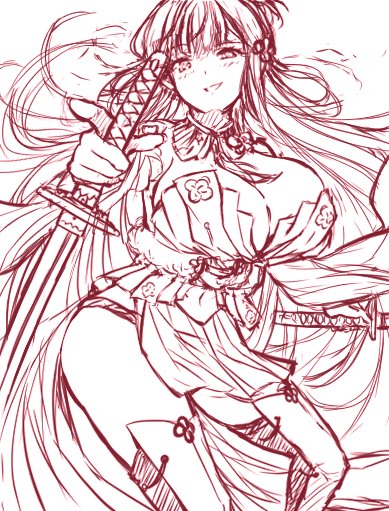 鴇ラフ
#閃乱カグラ #シノマス #鴇