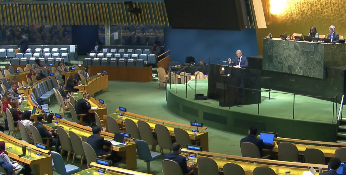 dabesad's tweet image. At #UNGA plenary on ICC commended ICC work &amp;amp; reiterated support. Recalled ICC &amp;amp; ECHR rulings on Russia’s responsibility for gross violations against 🇬🇪ns in Russia-occupied regions of 🇬🇪 &amp;amp; issuing arrest warrants by ICC 4 war crimes committed against 🇬🇪 during Russia’s aggression
