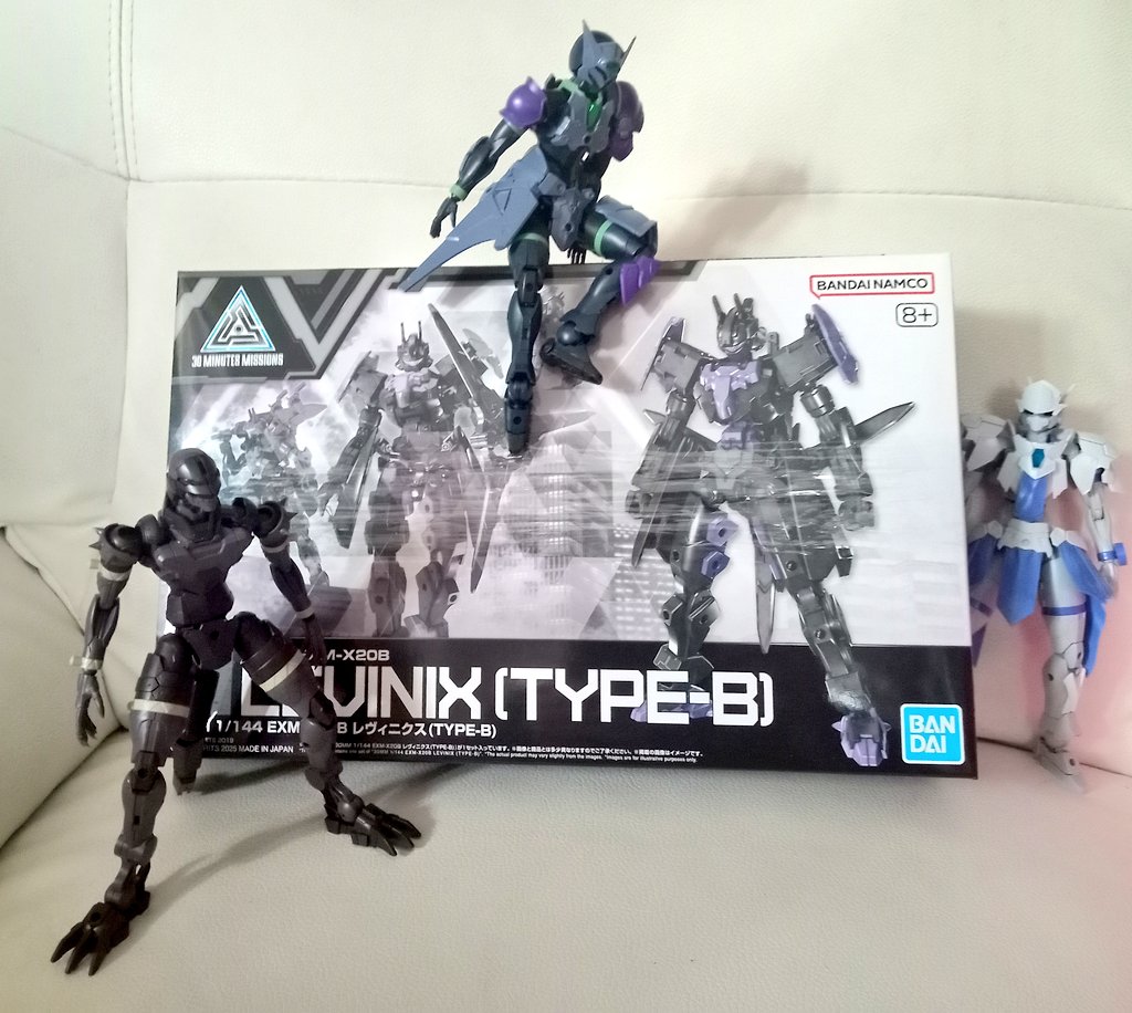 戦利品と組み立て簡易報告 オプションの黒い翼が見つからなかったので