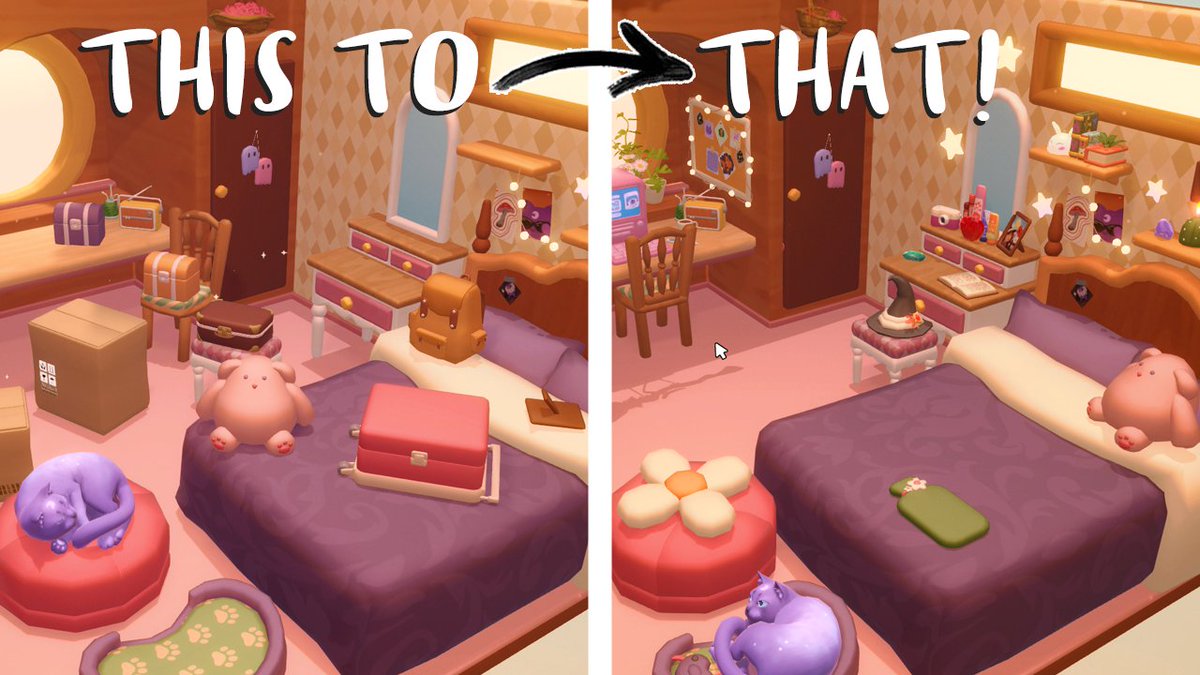 In the Design and Conjure demo, we step into the role of Dalia, a young witch returning home. Our first task? Unpacking and decorating her room to make it feel warm, magical, and uniquely hers.

youtu.be/EAf4yXDOCGU 

<a href="/tinykiwigames/">Design & Conjure 🔮 DEMO OUT NOW!✨</a> 
#decoratinggame #cozygames #varietygamer