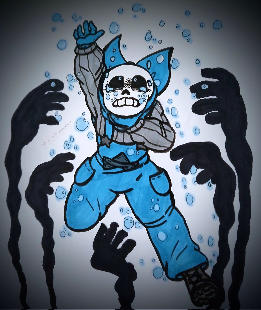 Drowning Emotions

Theo's drowning again, he often has night terrors and this is usually the result.

He'll eventually come up for air, eventually...👀

#nsfw #utmv #drowning #undertaleAU #blueberryvariant #yandereblue #farmerblue #theo