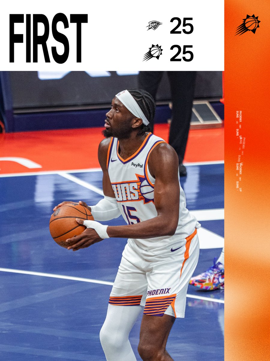 Tied game after one.