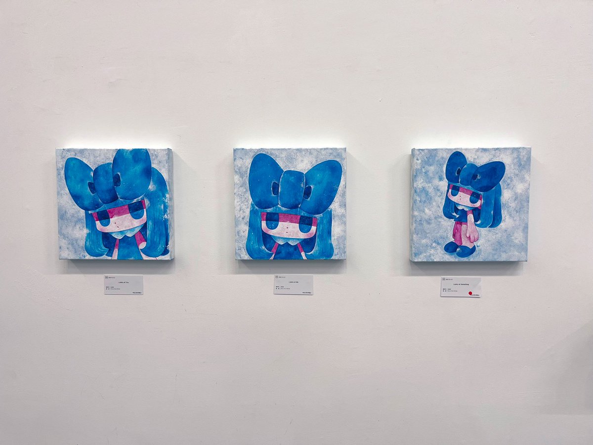 チヨコ CMYK ソフビ チヨコMEET CULTUREカラー お迎えできました！🥰 💚💜大阪限定組