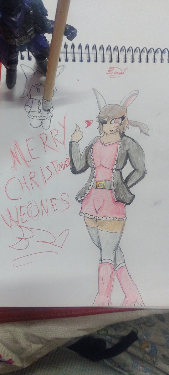 Aquí tiene <a href="/BlastyBunny/">BunnyBlasty 🐇💀 - Horror vtuber</a> :)
Ya luego hago el stop motion(tengo que comprar esa figura xd)