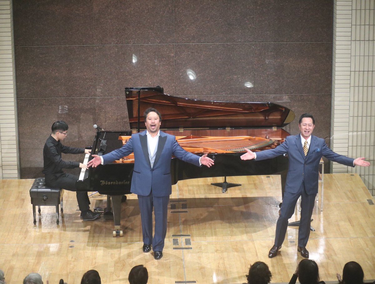 皆様お元気ですか？先日、
二人のバリトンコンサート vol.17が無事終演しました！ご来場頂いた全ての皆様に感謝申し上げます！