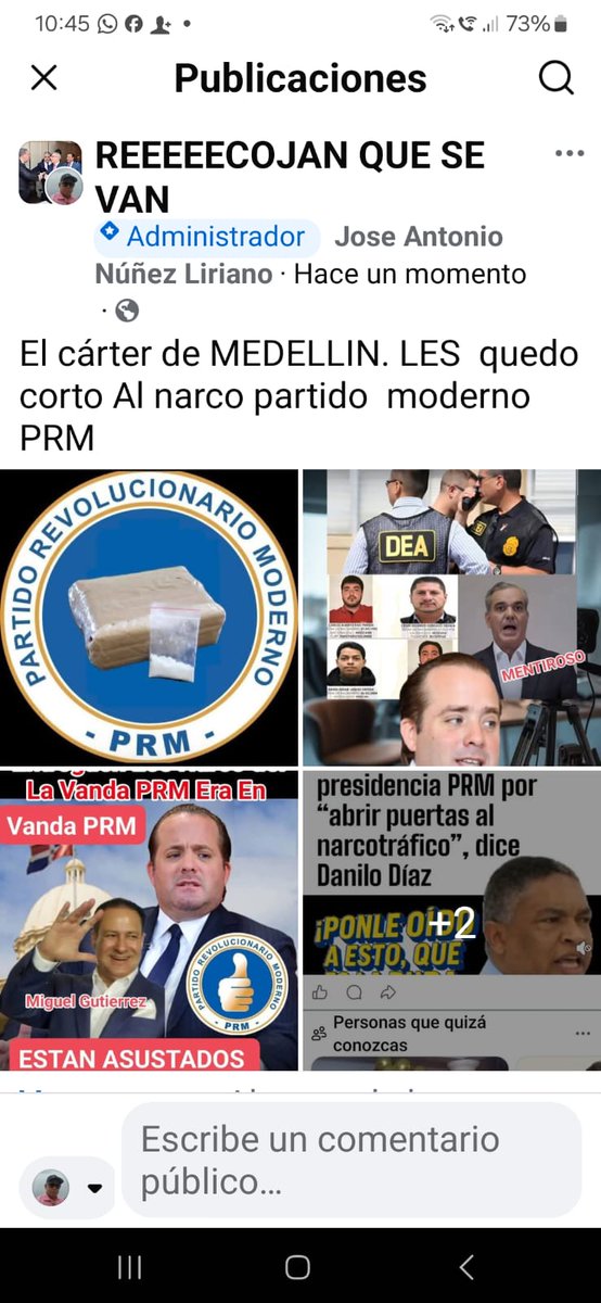 TomasConcepcid1's tweet image. #RedesGS,, #ElprmAsidoUnFraCaso  @luisabinader  NO HAY QUE SER UN CLARIVIDENTE PARA VER,  Y  PRONOSTICAR QUE QUE EL PRM SALDRÁ DEL PODER EN EL #2028, EL PUEBLO NO AGUANTA UN DÍA MÁS ESTE MAR GOBIERNO! #ConElpldSeViviaMejor @JohnnyPujols @GustavoSanchezq @GonzaloCastillo