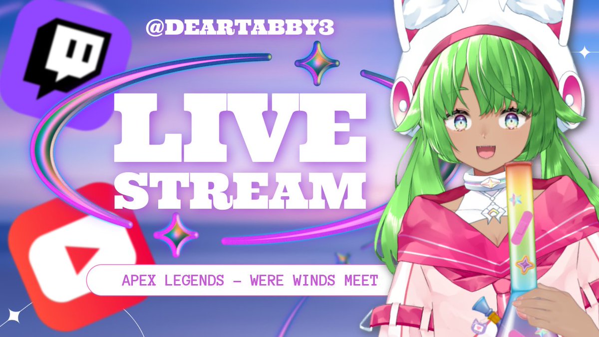 DearTabby3's tweet photo. ITS FRIDAY LETS PLAY SOME GAMES AND SMOKE HELLAAAA!!
π΄ LIVE
#Vtuber #twitchstreamer #420friendly #ApexLegends #WeedStreamer #WhereWindsMeet https://t.co/mtwjsx0Za5