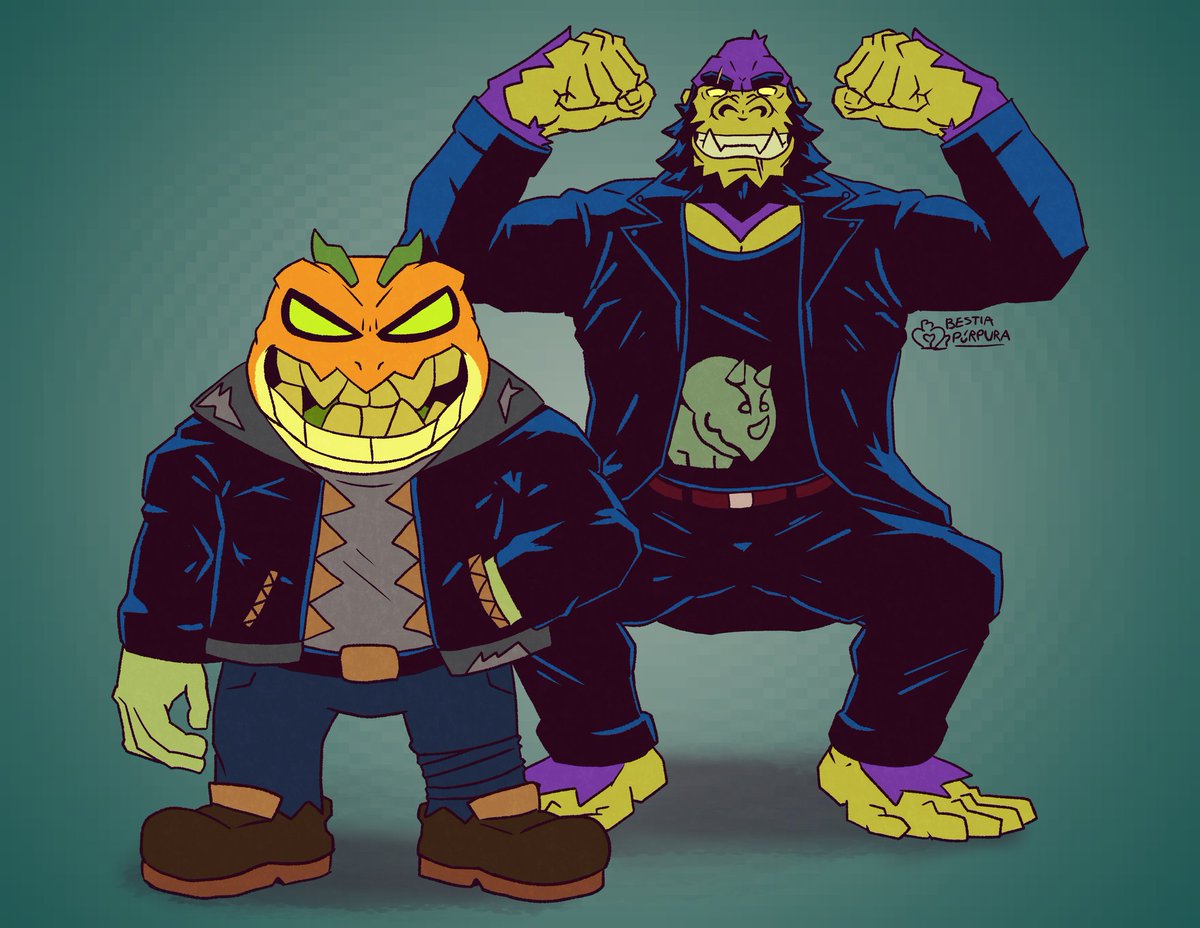 BestiaPurpura's tweet image. Matching colors! C0mm for @MPToadd