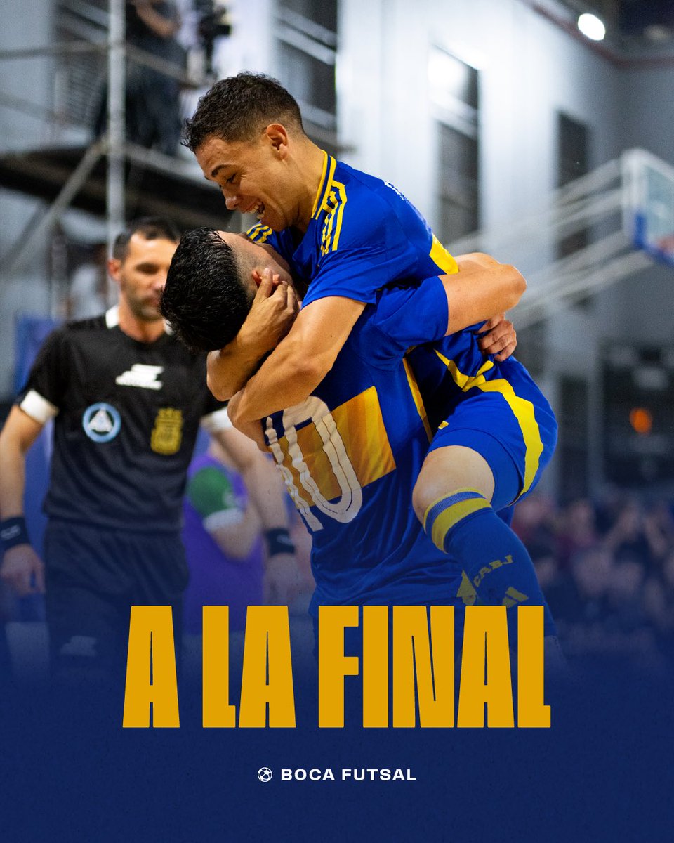 BocaFutsal's tweet image. 𝗔 𝗟𝗔 𝗙𝗜𝗡𝗔𝗟 👊🔵🟡🔵