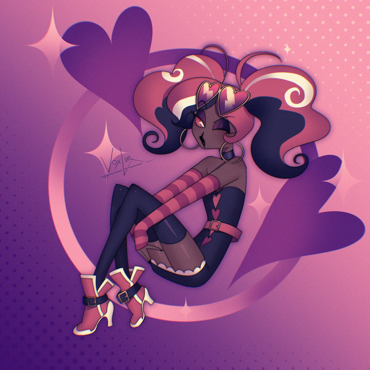 voxlvr's tweet photo. #VelvetteHazbinHotel 
Vel https://t.co/GxovSuzvoF