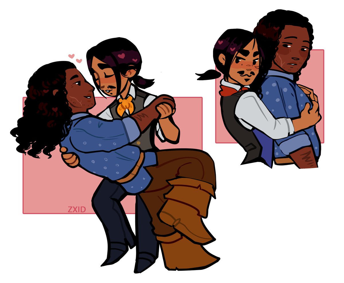 zxidart's tweet image. more javier yaoi plz #chavier #charlessmith #javierescuella #rdr2