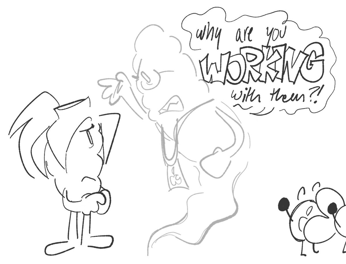 sunchokez's tweet image. poppy and the ghost of their shitty dad #osc #iiiv #inanimateinsanity #inanimateinsanityIV