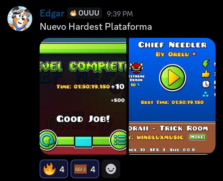 El jugador <a href="/Luminarykebab_/">Sawyer</a> se acaba de pasar "Chief Needler" y es su NEW HARDEST PLATAFORMA, otro a la lista 🔥🗣️