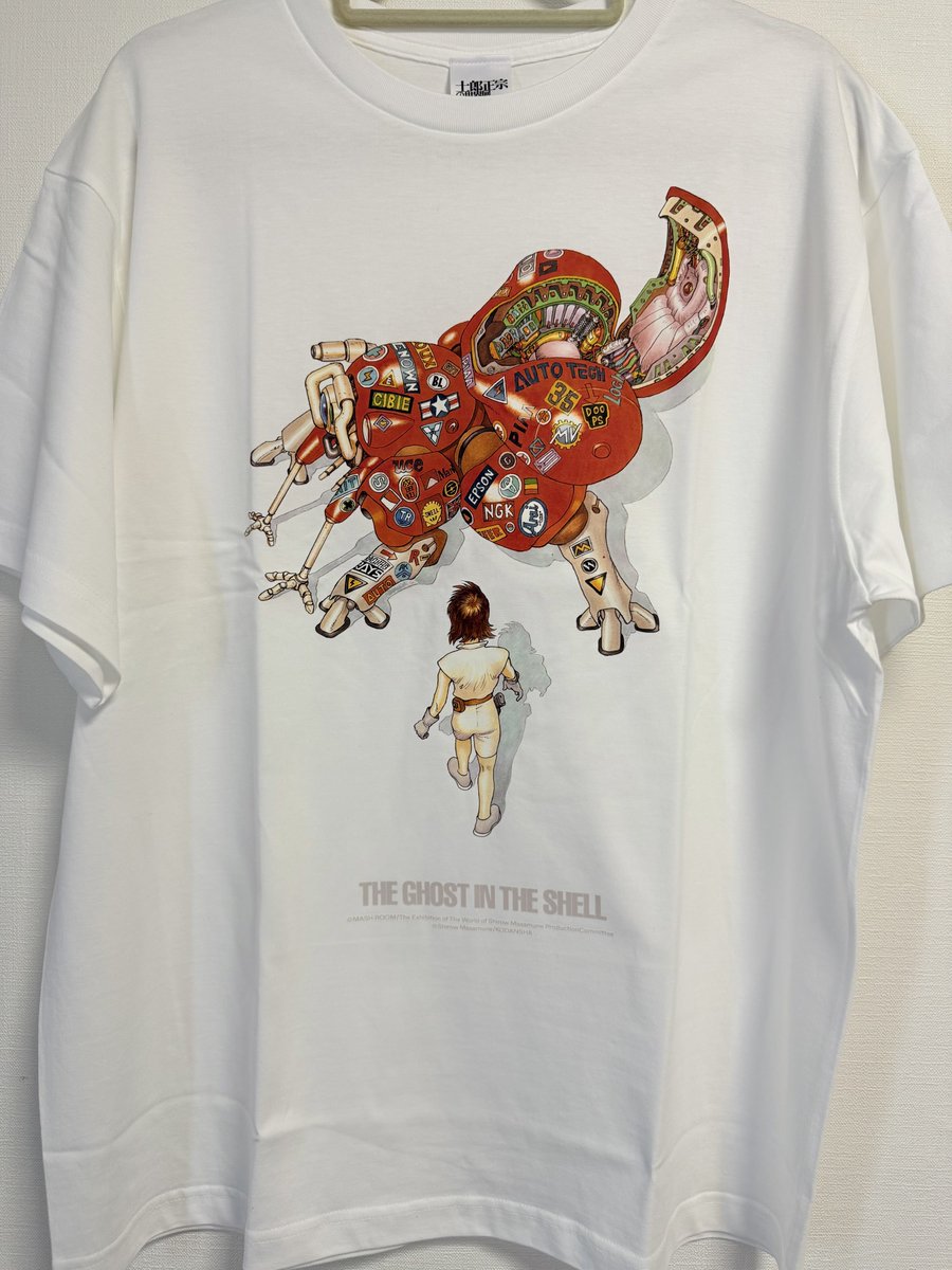 大友克洋×攻殻機動隊のコラボTシャツが届いたー！ ｷｬｯﾎｲ!!