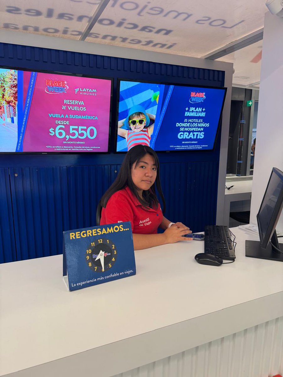 yaareBM's tweet photo. @BestDay_Travel El día de hoy fui a pedir una cotización en la sucursal de #ParqueTezontle y ante la pésima actitud de esta persona decido reportarla “María Fernanda Cruz García”, por favor pongan a gente que si le guste trabajar SIN QUE PONGAN CARA. https://t.co/jm0DV0B1Py