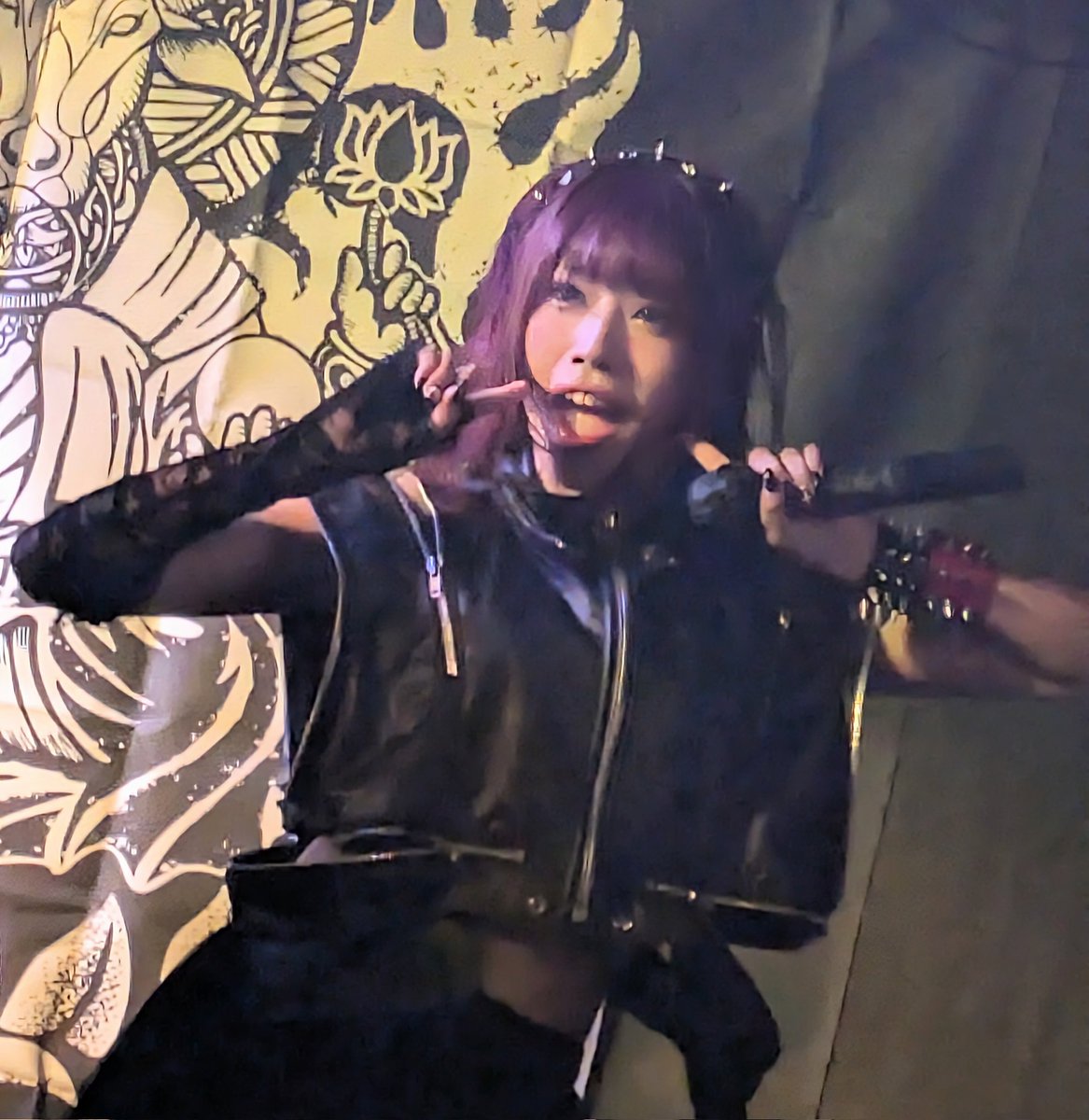 この表情良きっ！👍
@新宿サイエンス　11/28（金）

＃o_ver_kill  ＃バキル
＃きるあの破天荒ダークサイド
＃KiLUA ＃紅組