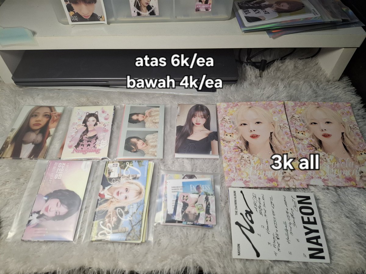 bubblejiesgo's tweet image. wts pribis sellchin exc admn aja yaa, beli banyak ak kasi free pc ofc! 💌