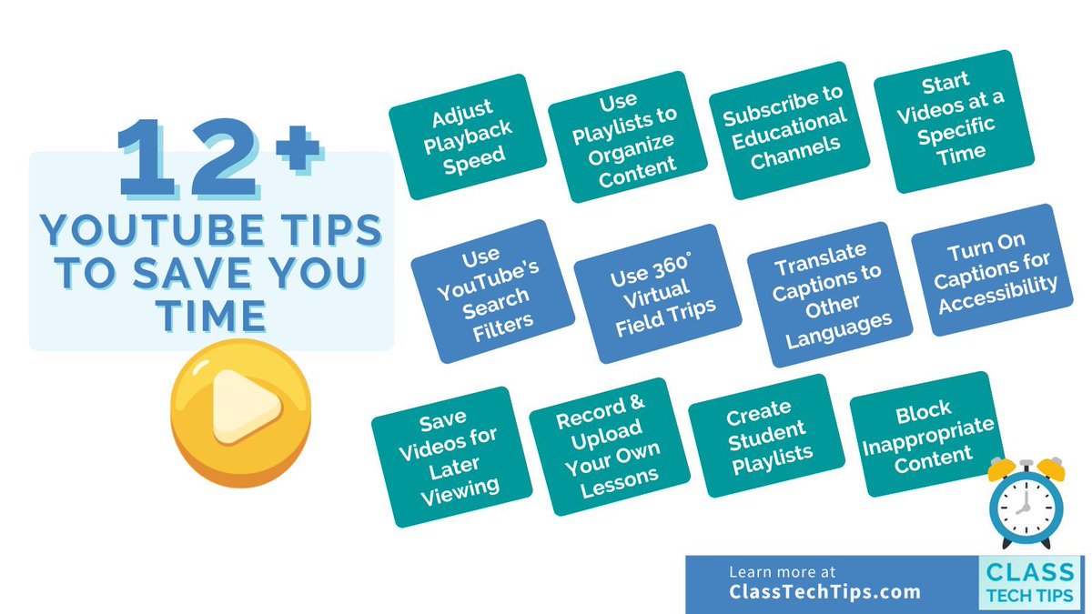 ClassTechTips's tweet image. 🎥 Want to make the most of YouTube in the classroom?

🧰 This blog post has 15 tips to help you save time and boost student engagement.

📎 Read it here: classtechtips.com/2025/11/26/you…