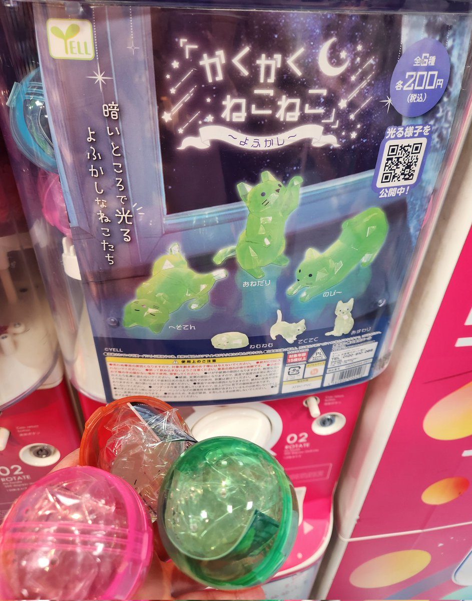 tokimeki_seigi's tweet image. 今日のガチャ活➁
てのり灯とっても一目惚れで綺麗で欲しかった！🦊
かくかくねこねこは夜光ると書かれちゃ回さずにはいられない！🌃
memeさんのめじるしチャームやっと回せた！綺麗！✨
もちもちアヒルもやっと見つけた〜！可愛い！これも追加したいです！🥰
#makkurousagi
#もちもちアヒル