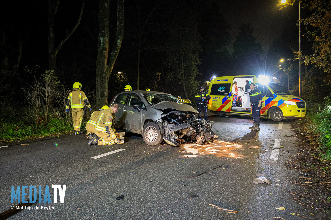 Eenzijdig ongeval op de Bosdreef in Rotterdam