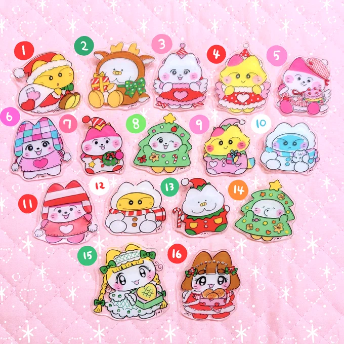 本日、11/29(土)よる8時より オンラインショップがオープンします ・プラバッジ にゃお〜ん/キャラクター ・フレークシール 3種 ・クリスマスアクリルスタンド ・クリスマスポストカード などなど!ショップや過去ツイートより ラインナップがご確認いただけます ▼
