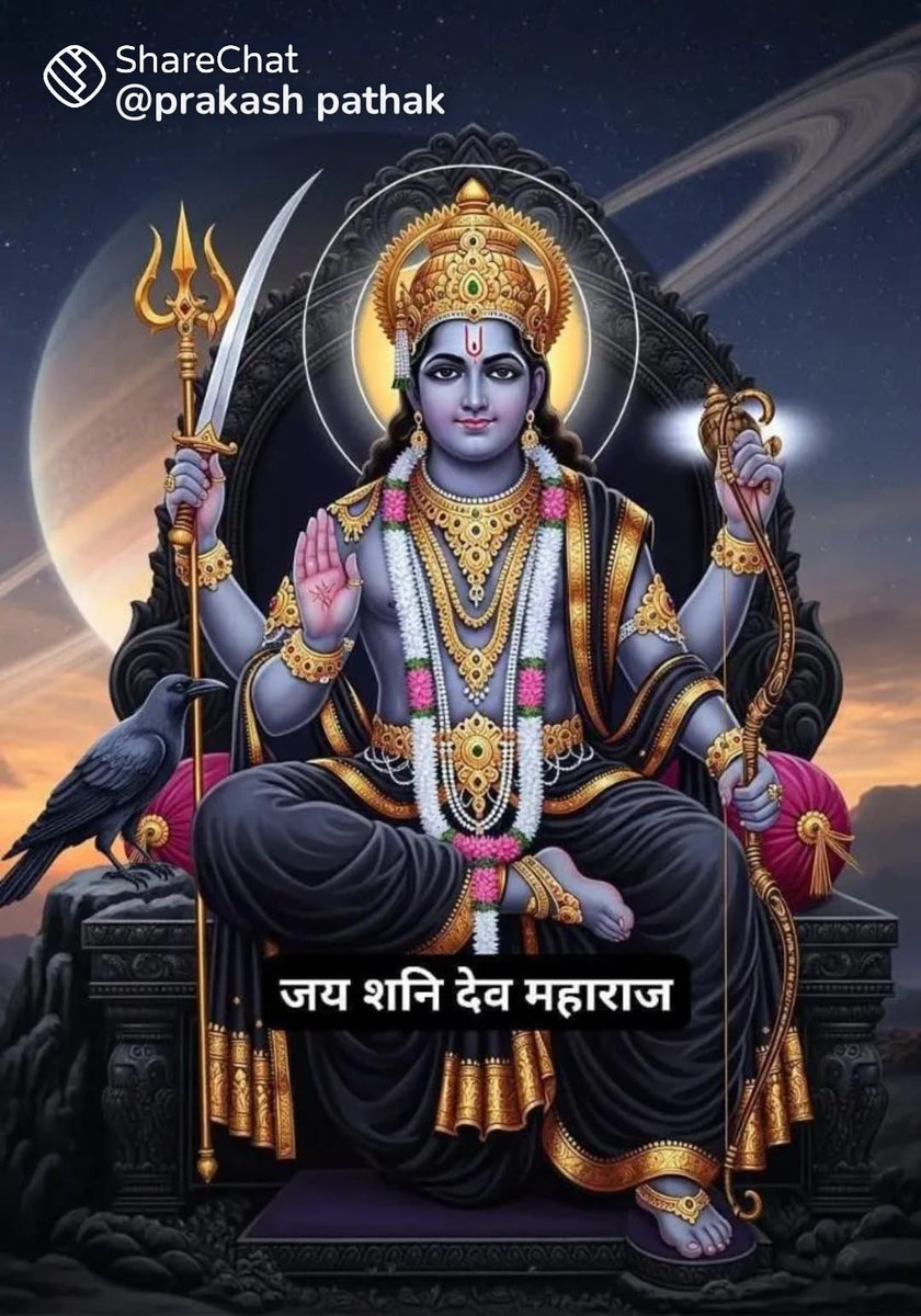 जय शनि देव सुप्रभात मित्रों जय हिन्द