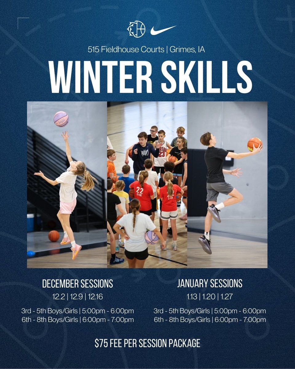 The gym is heating up this Tuesday.
High competition. High intensity. Elite results. This camp is for anyone looking to up their skills this winter. If that’s you or someone you know, send this to them!

DEC 🔗 kingdomhoops.com/winterskillsde…

JAN 🔗 kingdomhoops.com/winter-skills-…