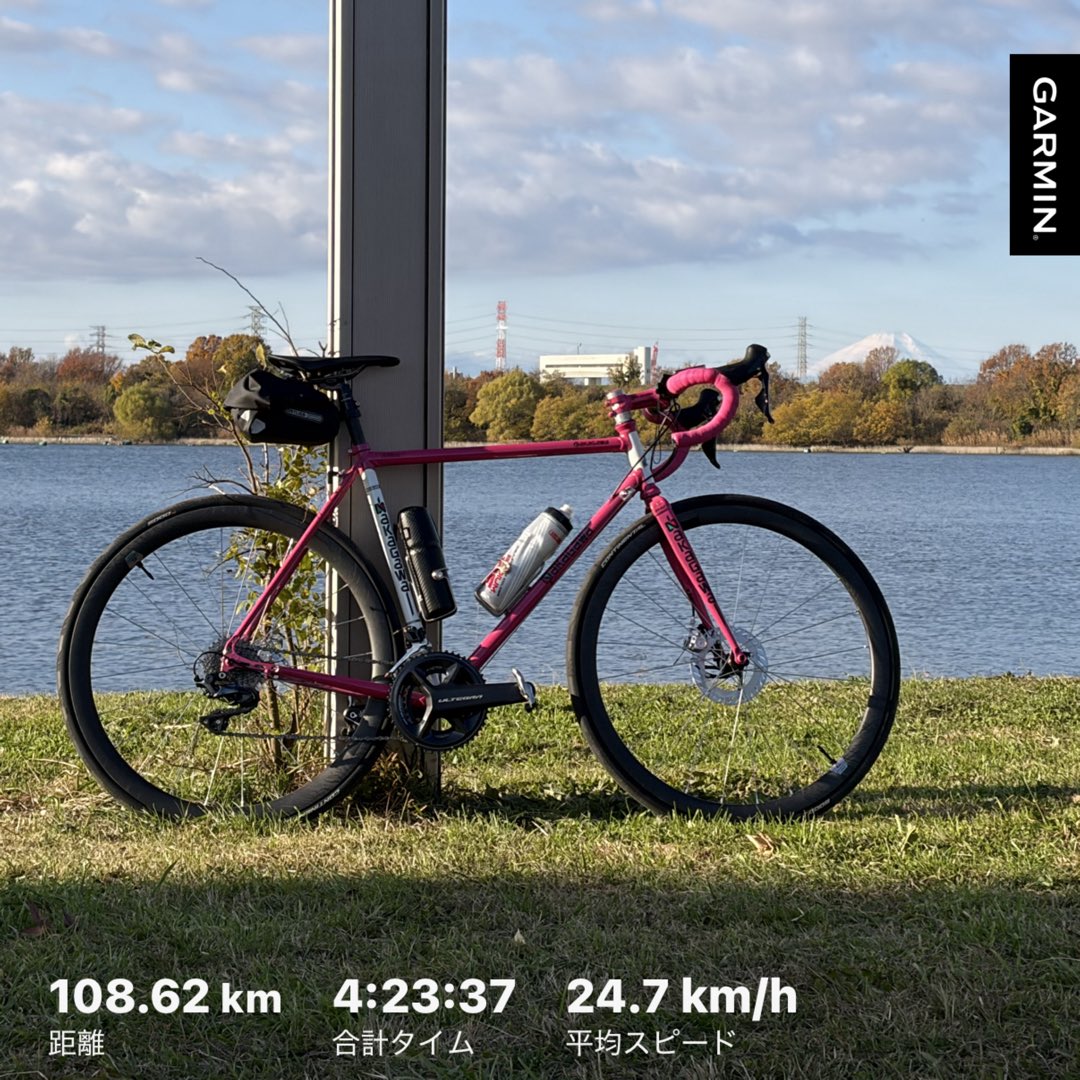 tdk8823's tweet photo. nakagawa で初めて100km ライドをやった
#nakagawacycleworks https://t.co/2AYUqkb8Eq