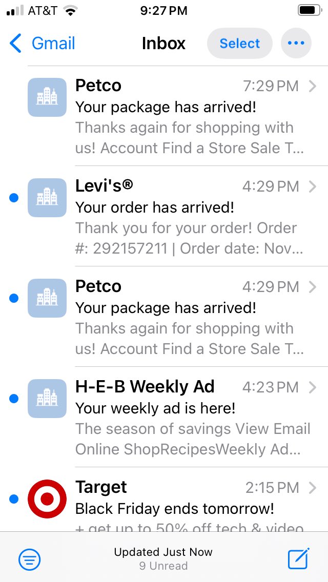 Why is my whole inbox yelling?