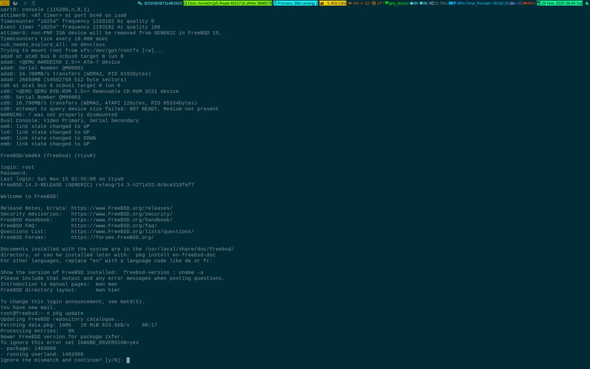 unixbhaskar's tweet image. Wondering 🤔

#linuxadmin #freebsd #opensource #operatingsystem