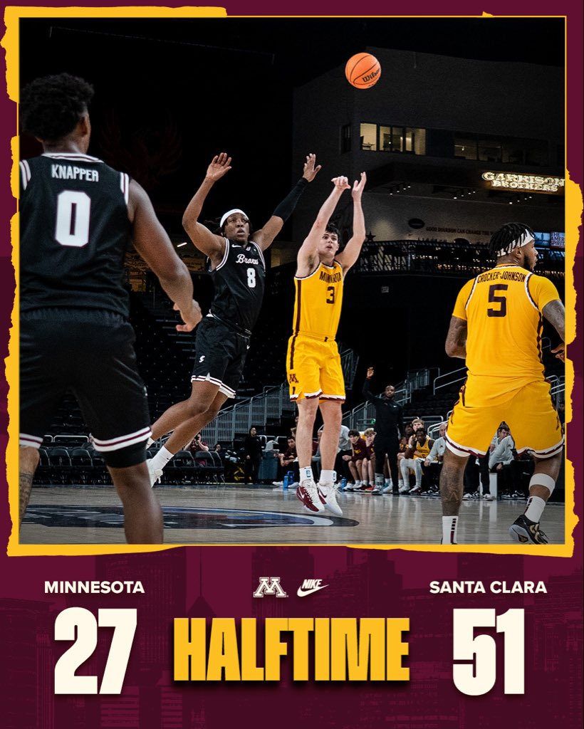 GopherMBB's tweet image. half to go. 

#TeamTogether