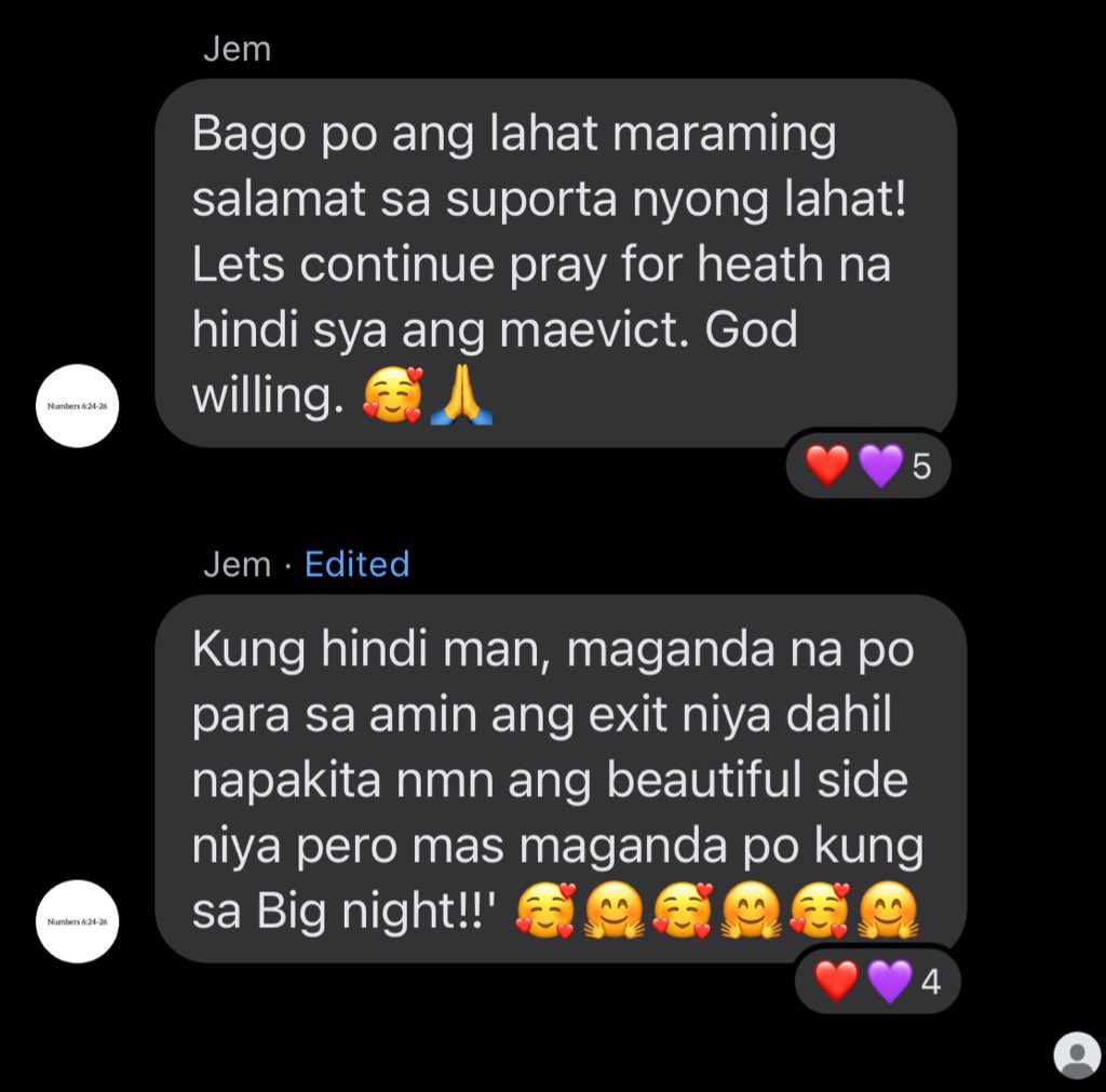 TeamHeathOfc's tweet image. Attached below is Heath’s mom (Ma’am Jem) message to Heath’s supporters.

PS. 
Approved po ito ni mam Jem na i-post here sa X.

So please fam, patuloy nating ipaglaban si Heath. Alam natin na marami pa ang kaya niyang maipakita sa loob ng bahay ni kuya. Napakabait na bata,…