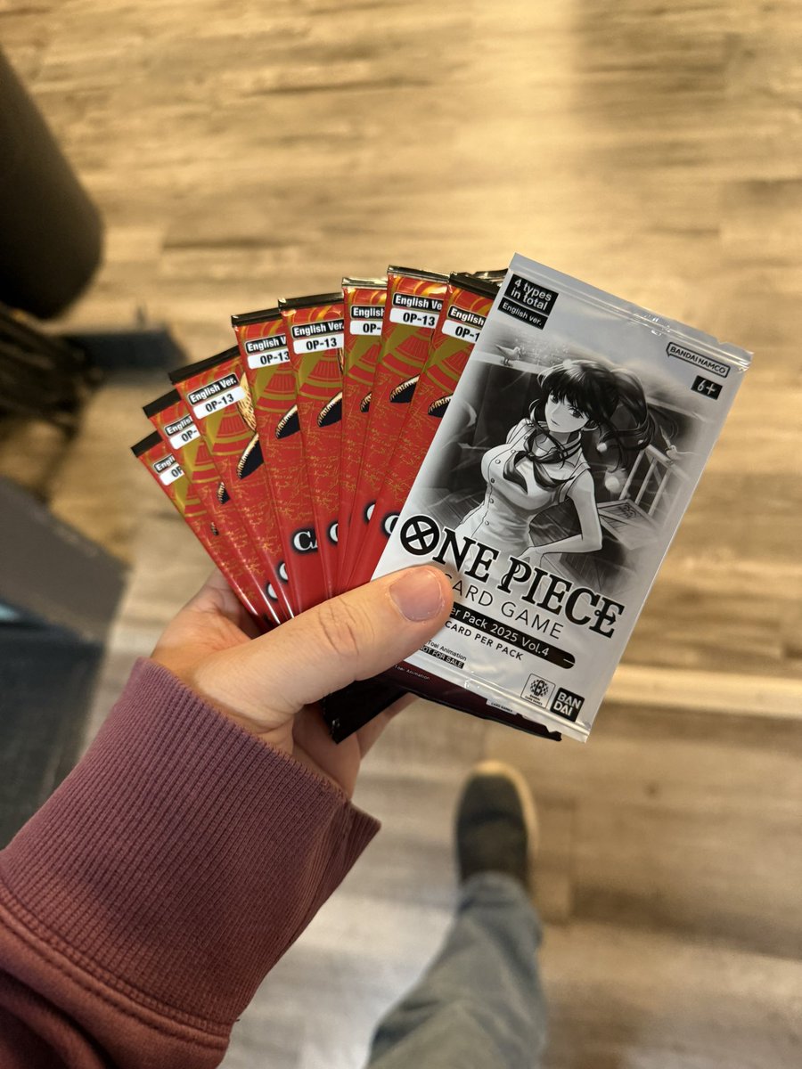 ItsFraggett's tweet image. Lim took another OP13 local

RG Luffy ✅ 
Ace ✅ 
Imu ✅ 
Imu ✅