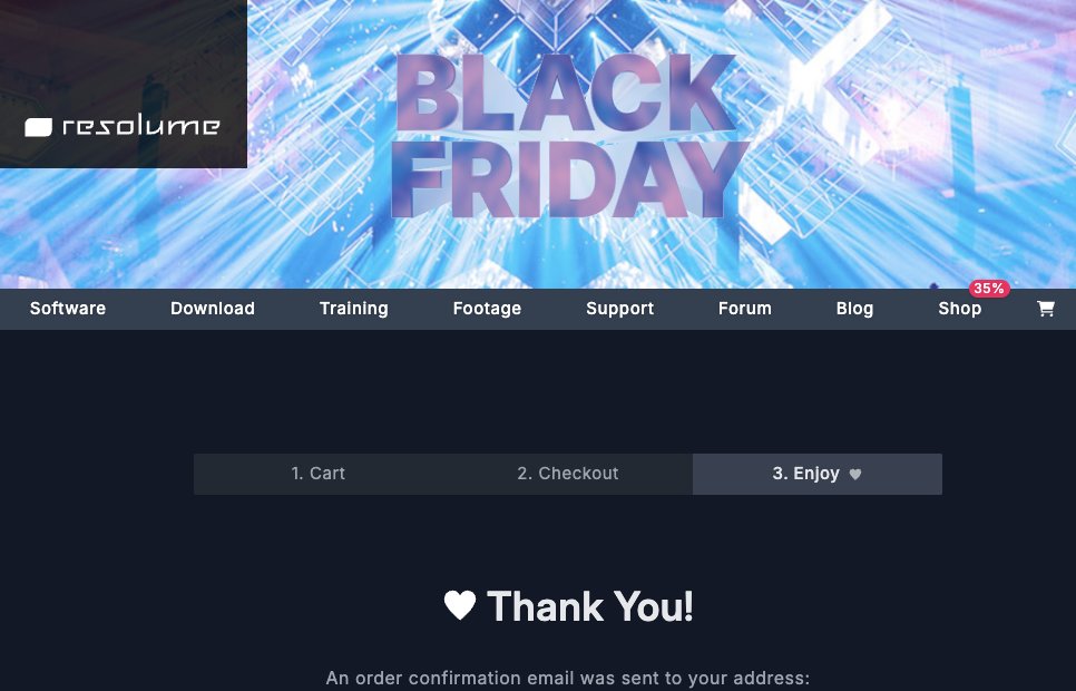 今年もまんまと乗せられてresolume更新