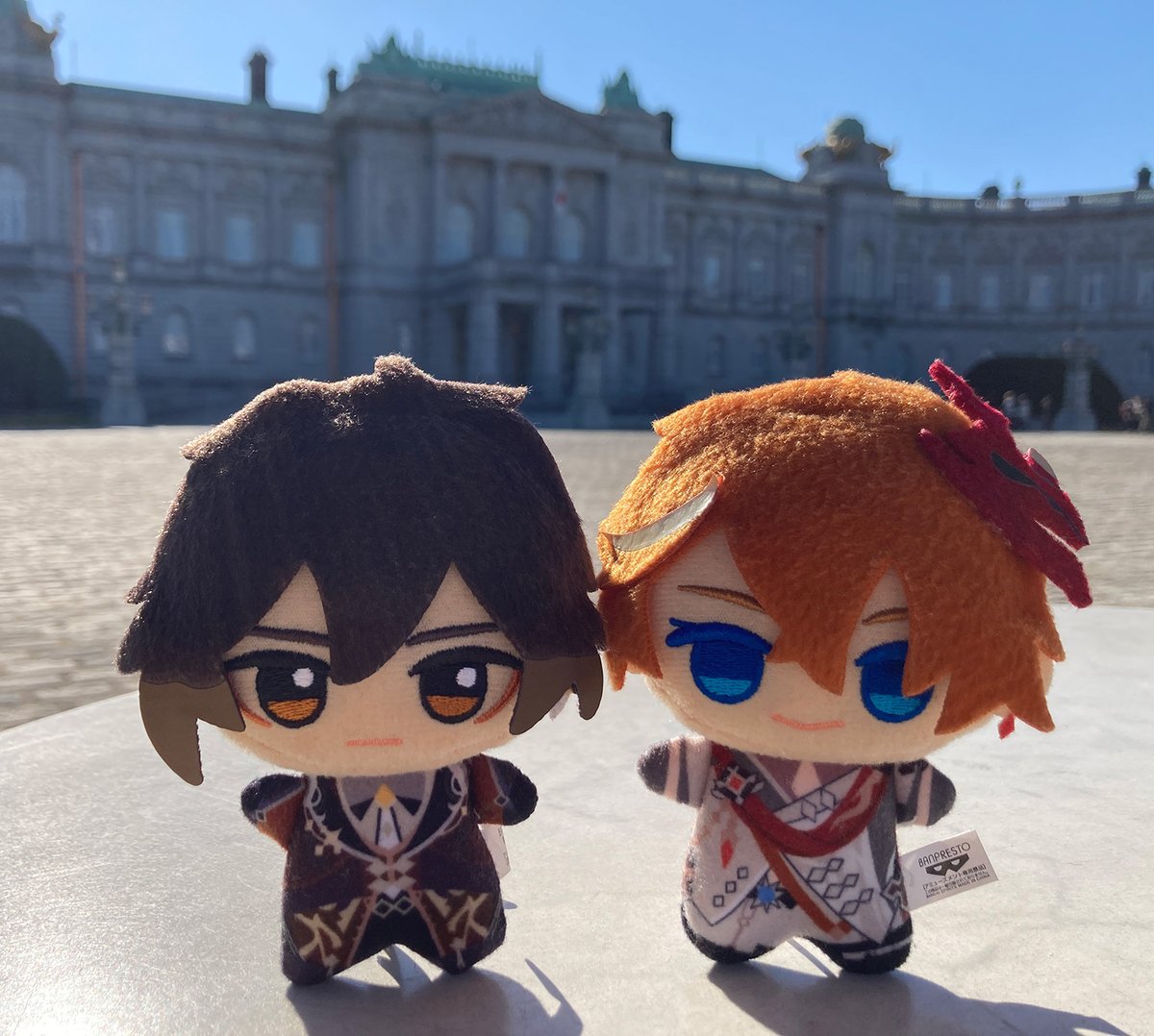 そのままでも結構建物と合うね