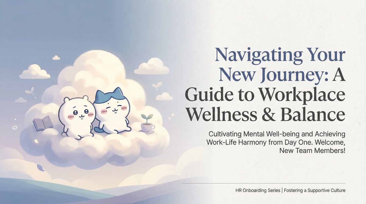 Workplace wellness slide design