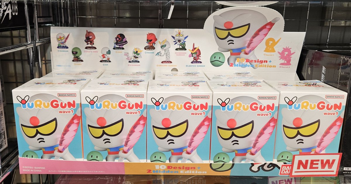 5階売場に新入荷🎵 #バンダイ 「URUGUN ゆるがん wave 1」 全10種