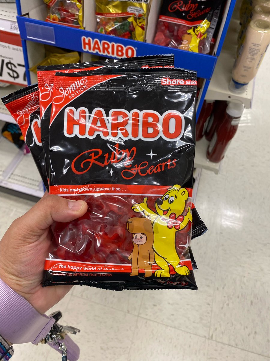 OneCultura's tweet image. Black Friday purchase. Finally found my BLACKPINK Jennie Haribo gummy bears at Target!!!