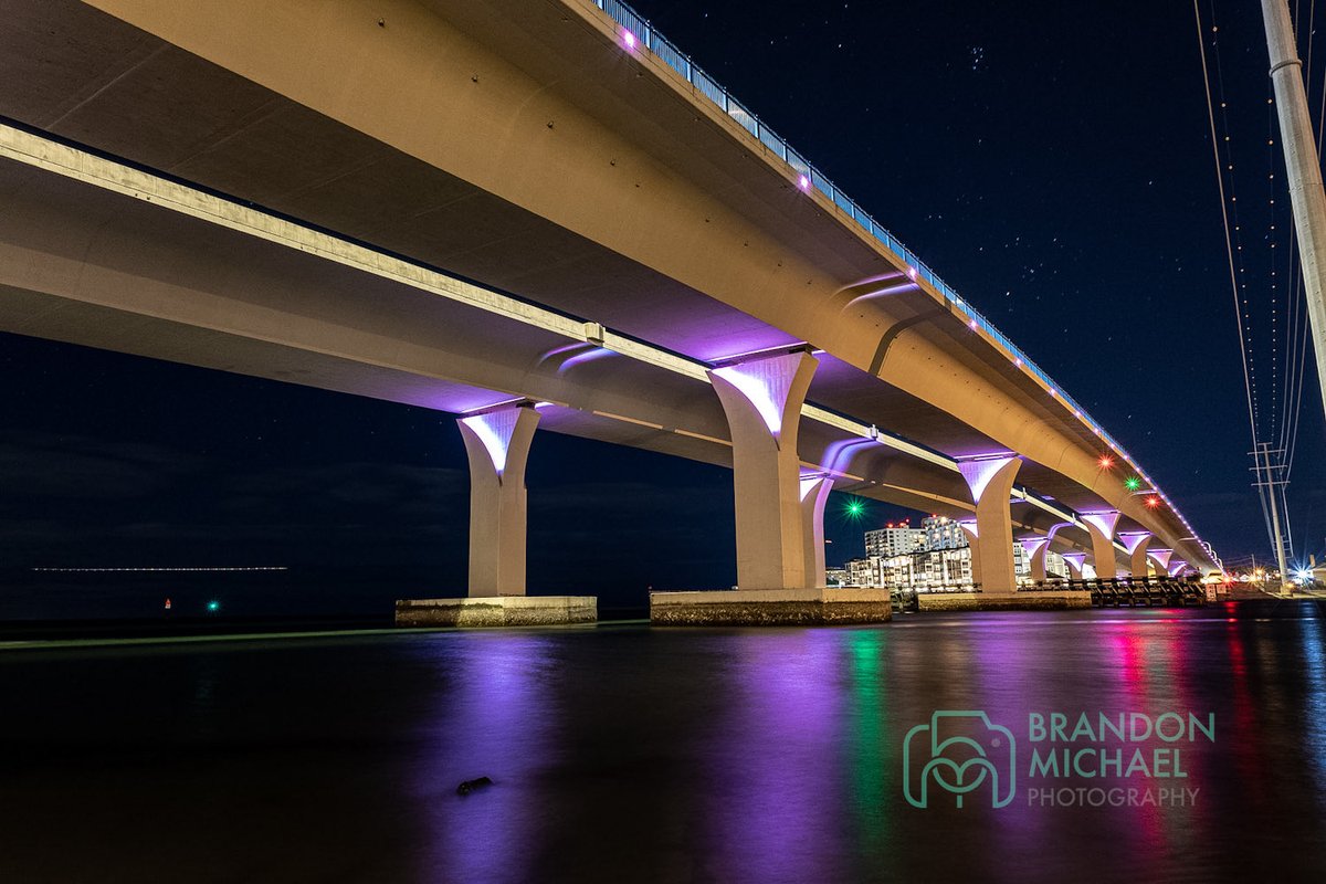 BrandonMH999's tweet photo. The Lesner Bridge, VA Beach, VA 11/28/25 https://t.co/o6PFv3mTYj